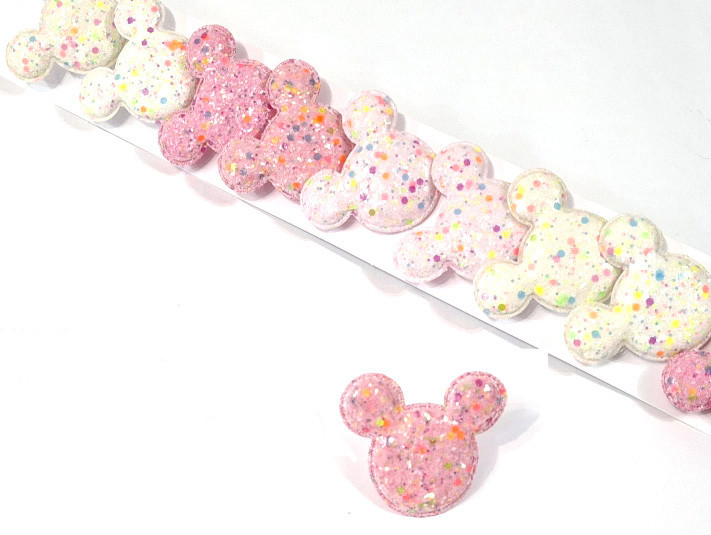 Гумки для волосся дитячі глітер Мікі 10 шт. Київ - фото 1