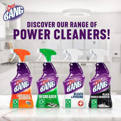 Спрей для чищення ванн Cillit Bang Антиплями + Гігієна 750 мл (5011417561706/5900627042542) Вінниця - фото 3