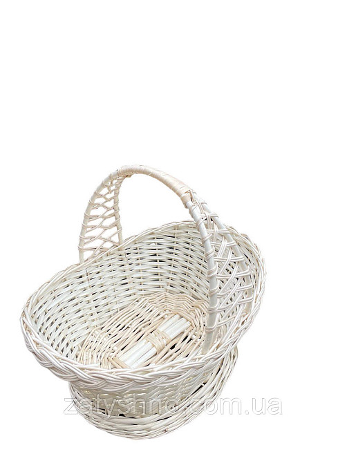 Біла плетена корина ошатна Київ - фото 6