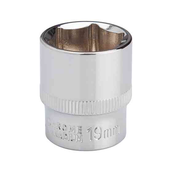 Головка шестигранна 3/8", 19×20 мм, Cr-V, STORM Львов