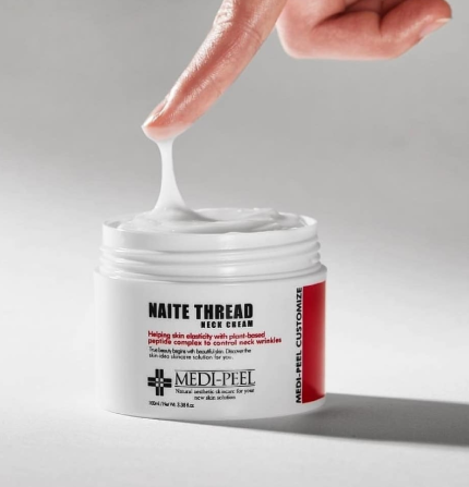 Підтягуючий крем для шиї з пептидним комплексом Naite Thread Neck Cream Medi-Peel 100 мл Винница - изображение 2