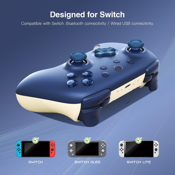 Беспроводной геймпад 8BitDo Ultimate 2C Bluetooth для Nintendo Switch / Switch 2, Hall Effect, Turbo, 6-осевое управление, L4/R4 Киев