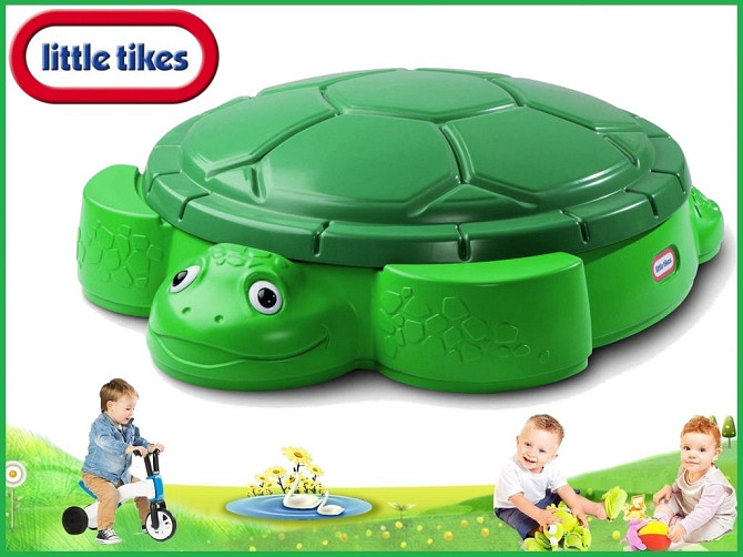 Дитяча пісочниця з кришкою Черепаха Little Tikes 631566 для дітей Київ - фото 5