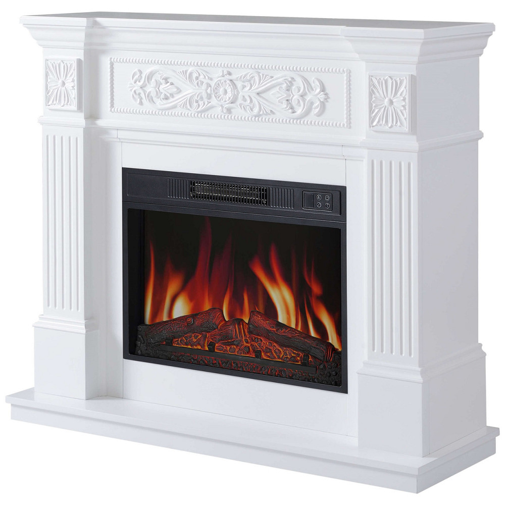 Камінокомплект ArtiFlame Toscana AF23S білий з обігрівом і звуком горіння вогню Львів - фото 3