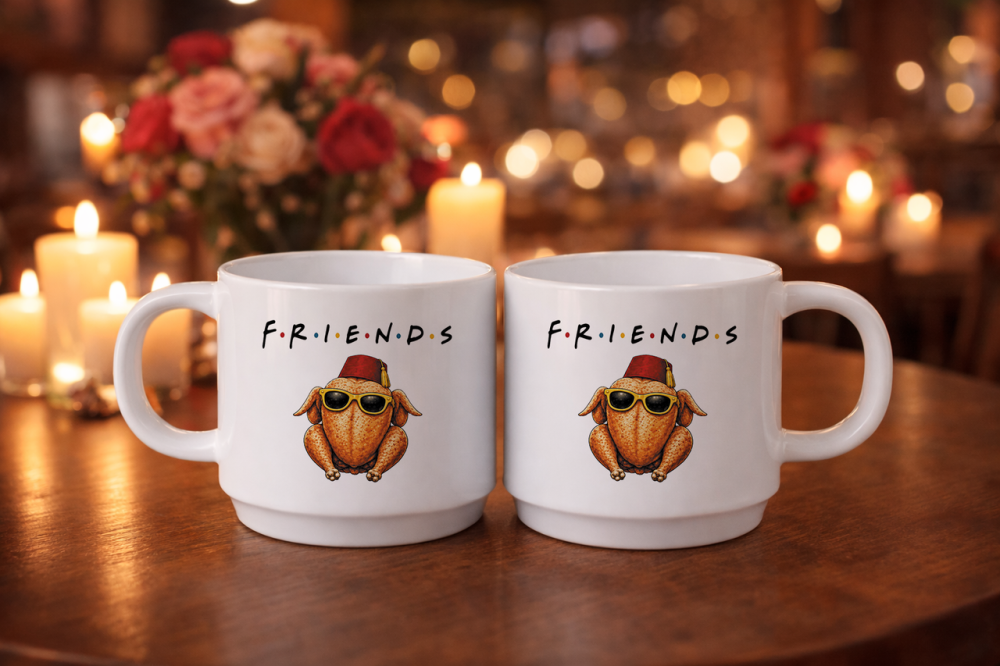 Набір керамічних чашок «Друзі Friends» — 6 чашок по 300 мл Одеса - фото 7