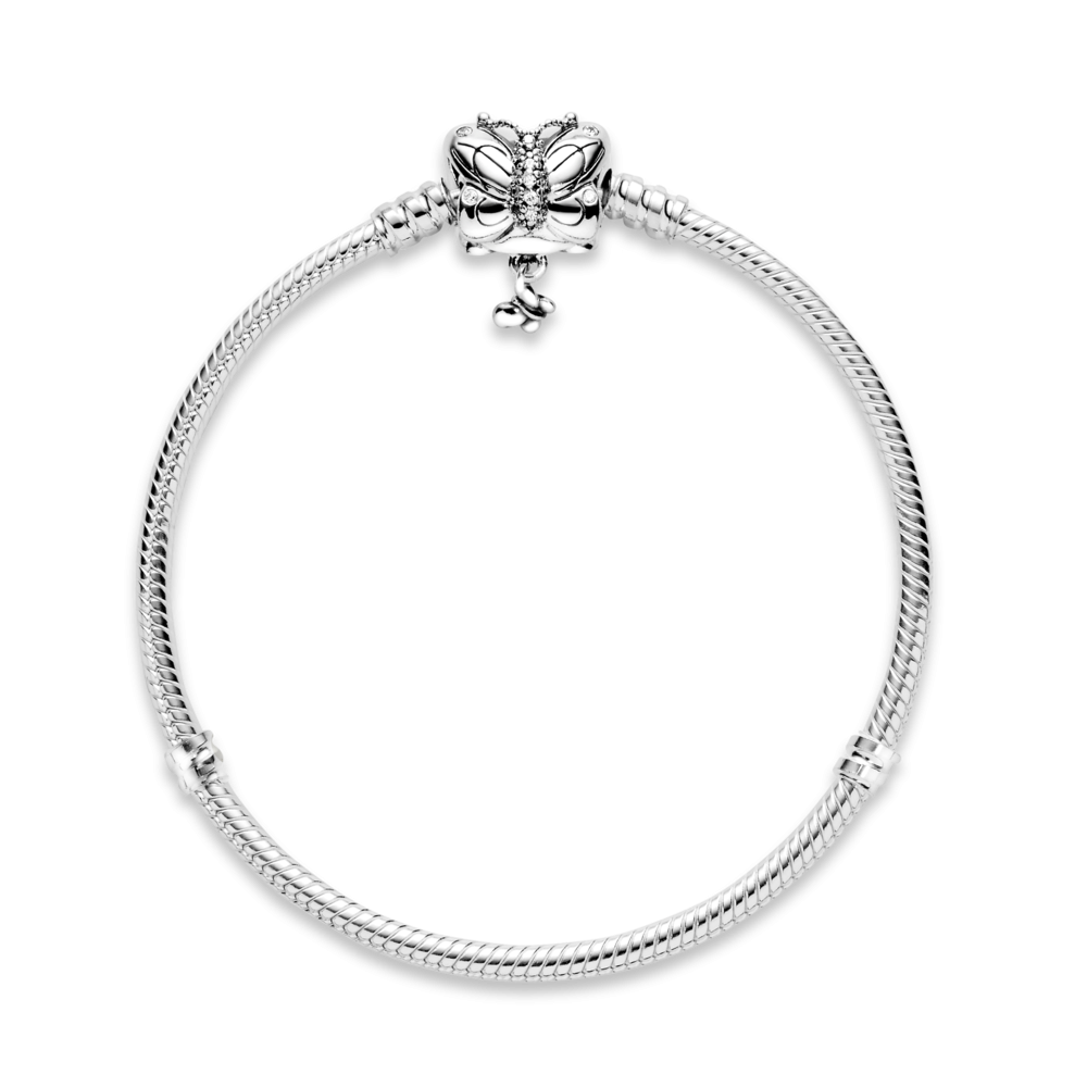 Срібний браслет для намистин Пандора "Метелик" 597929CZ MasterSem Київ - фото 3