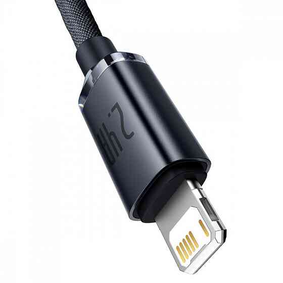 Кабель Baseus Crystal Shine Series Lightning 2.4A 1.2м блакитний Львів