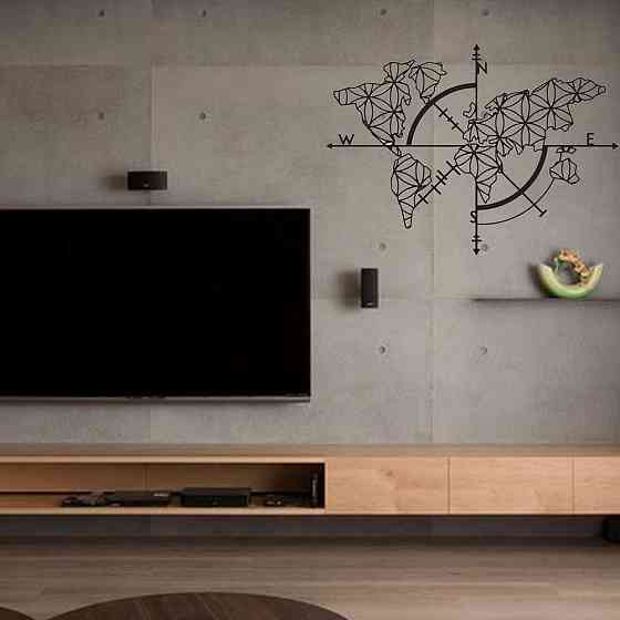 Map of Life – Деревянная картана стену Киев