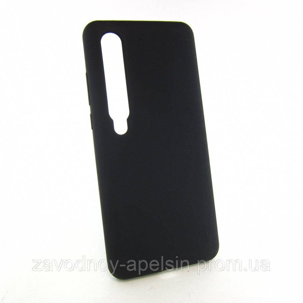 Xiaomi Mi 10 10pro Силіконовий чохол (чорний) Одеса - фото 1