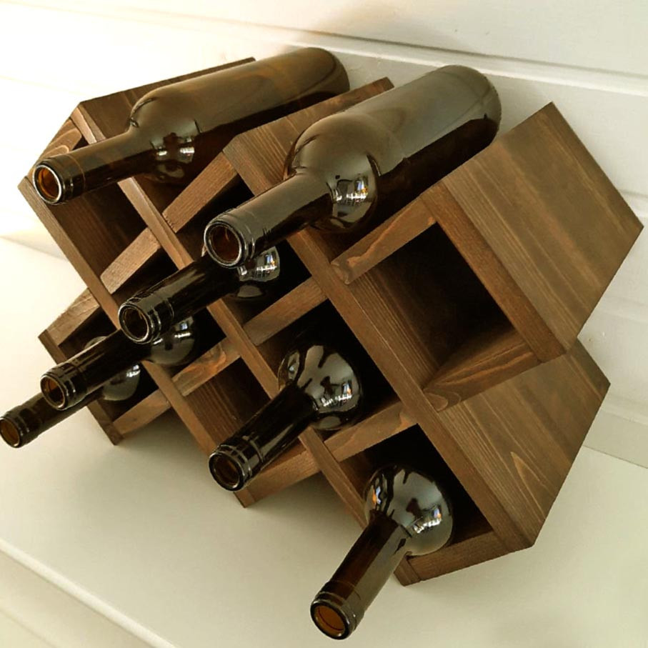 Настільна винна полиця "Тамая" латте Миколаїв - фото 1