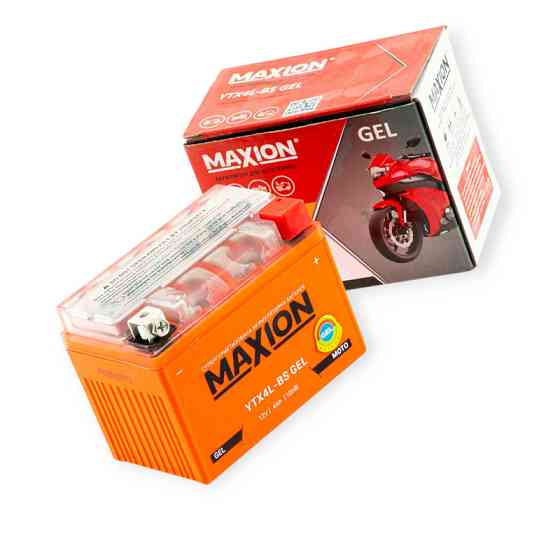 Акумулятор (110x85x70) Хонда AF18,27, мопед Дельта гелевий оранжевий 12V4A Мукачево