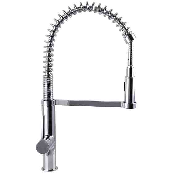 Змішувач для кухні TOPAZ SARDINIA TS-08401-H71 Гнучкий вилив на пружині, з душовою насадкою Луцьк