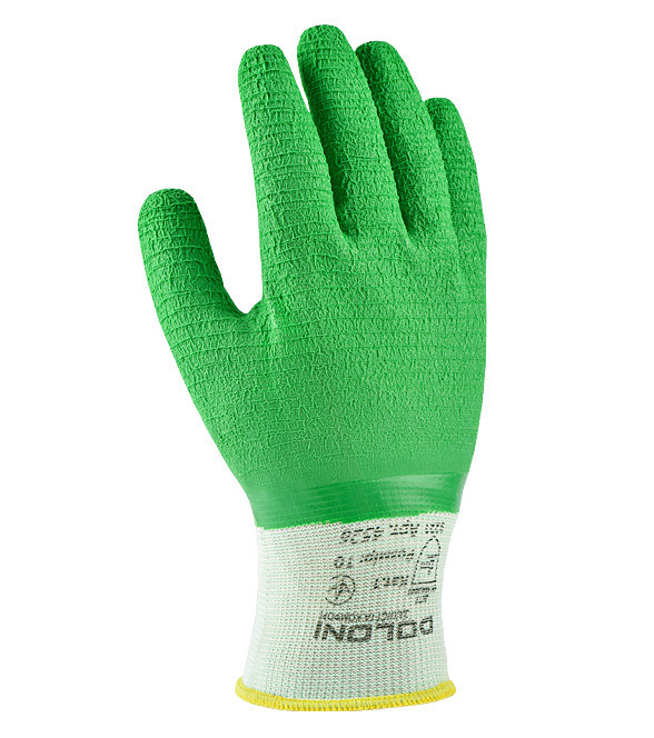 Перчатки рабочие трикотажные c латексным покрытием Doloni Extragrab 4526 р.10 Ровно - изображение 1