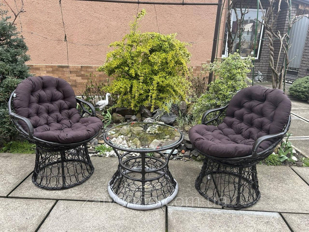 Плетені меблі вуличні з ротанга Київ - фото 9