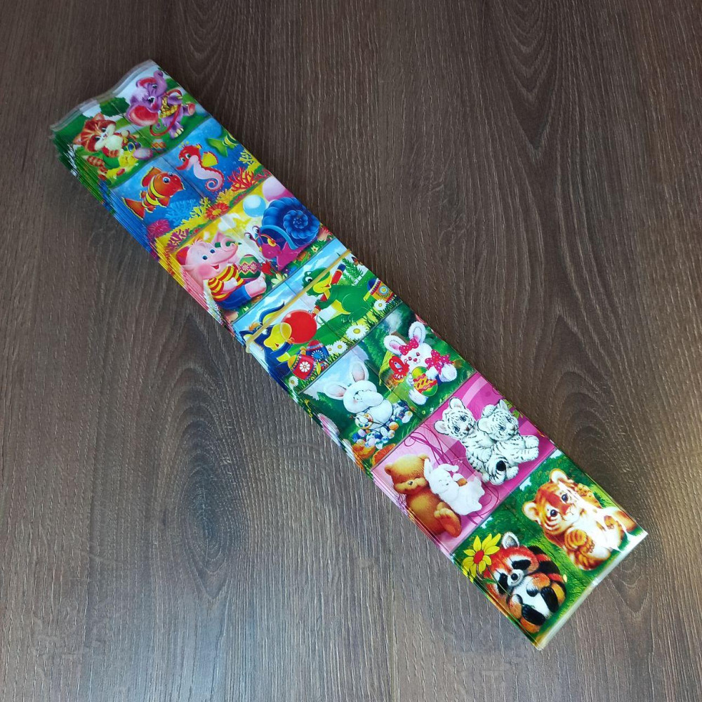 Прикраса на яйця «Дитячі» на 7 яєць — термоусадкові етикетки для великоднього декору, 100 шт Харків - фото 1