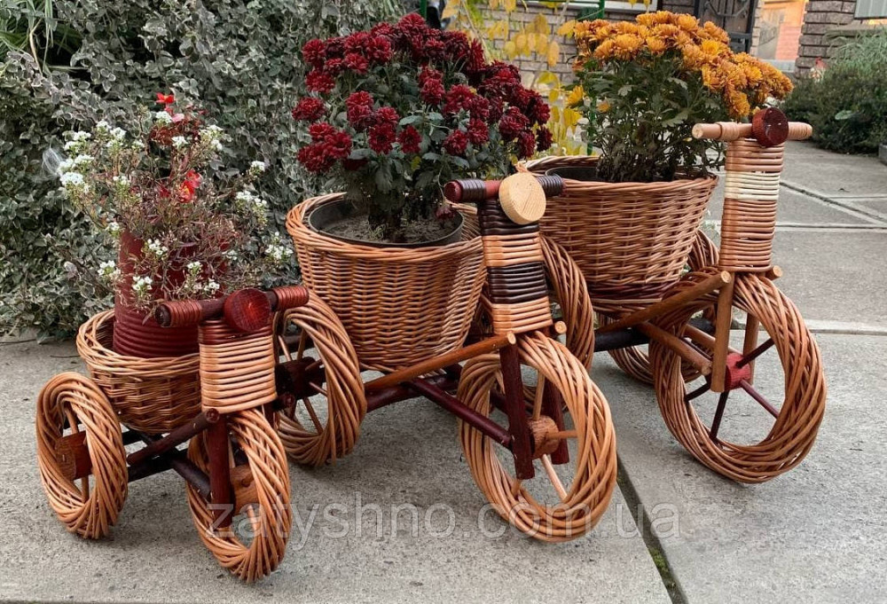 Плетеная подставка под вазон ( набор) Киев - изображение 4