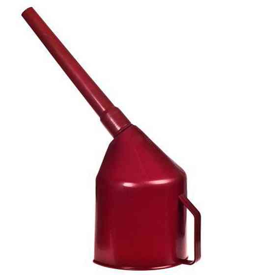 Лійка для палива з фільтр-сіткою пластикова червона Киев