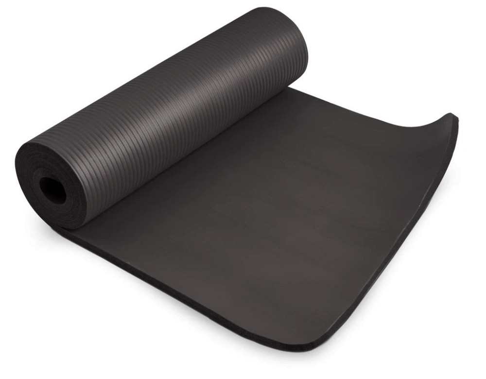 Килимок для йоги та фітнесу Power System PS-4017 NBR Fitness Yoga Mat Plus Black (180х61х1) Кам'янське - фото 7