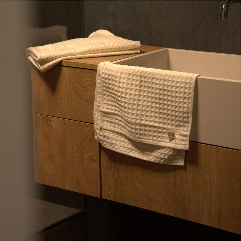 Набір вафельних рушників Lovely Svi 3 в 1: 70 на 140 см, 2 шт - 34на 72 см - Бежевий (110827) Київ - фото 6