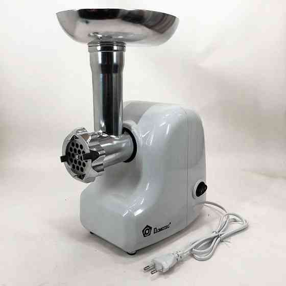 Потужна м'ясорубка електрична для дому Domotec, Електрична м'ясорубка багатофункціональна 2 швидкості OC-34 Львів