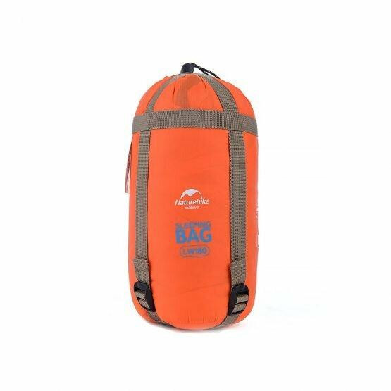 Спальник надлегкий Naturehike Ultra light LW 180 NH15S003-D, (20°C), p-p M, лівий, помаранчевий Київ - фото 2