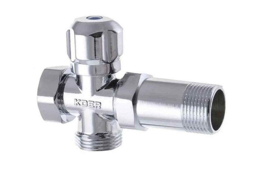 Кран вентильний 3/4x3/4x3/4 KR.521 ТМ KOER Київ - фото 1
