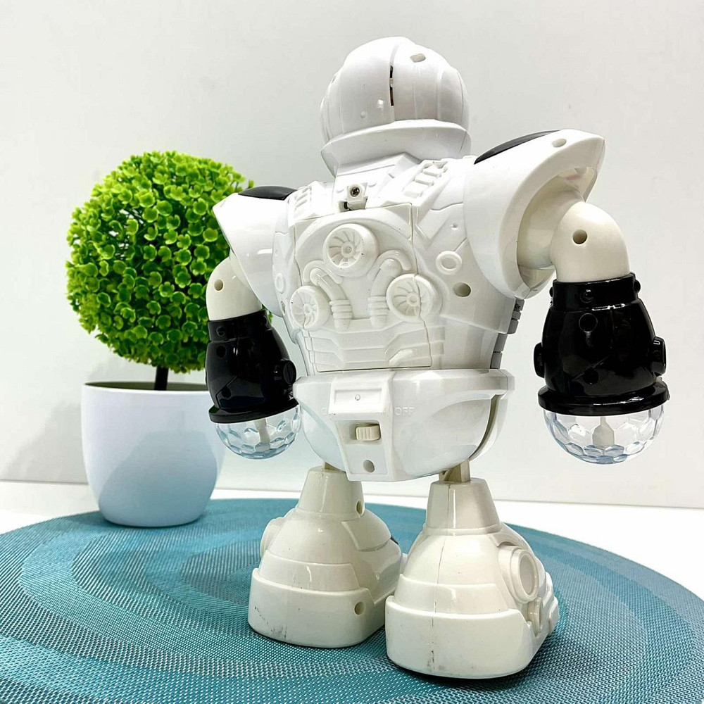 Робот Space Police танцюючий рухає руками та ногами світло звук Білий (58660) Чернигов - изображение 3