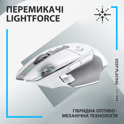 Мышка Logitech G502 X Lightspeed Wireless White (910-006189) Винница - изображение 2