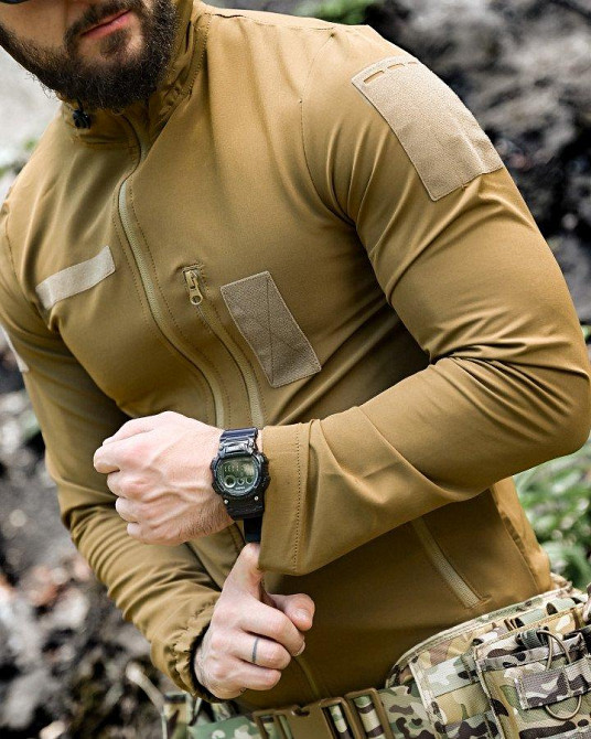 Полегшена тактична куртка Cambodia кайот НП5187 Одеса - фото 8