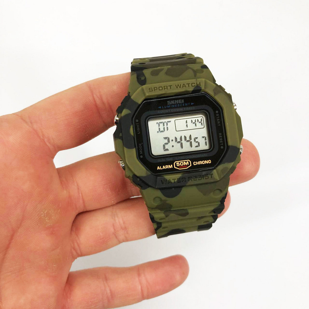 Спортивний міцний годинник SKMEI 1628CMGN, Годинники для чоловіка, Брендові AL-279 чоловічі годинники Київ - фото 4