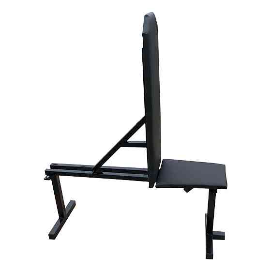 Скамья для жима регулируемая 30 на 30 мм черная без стоек Киев