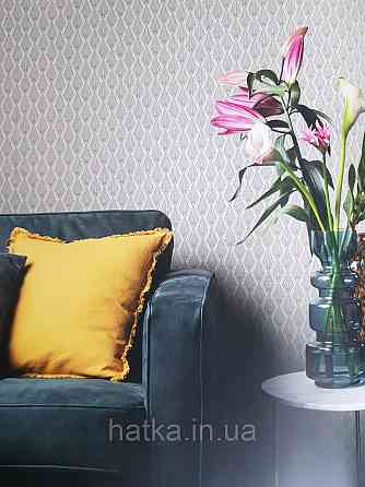 Шпалери текстильні еко 0.53х10.05 Rasch Textil Valentina класика фігури дамаски структурні різні кольори Київ