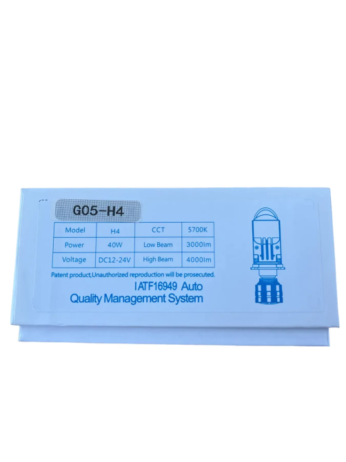 Міні Bi-LED лінзи H4 (9-32V) 150W 15000Lm — Світлодіодні лампи Ближнє/Дальнє світло Харків - фото 4