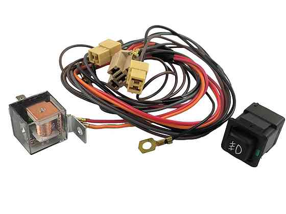 Провід протитуманний 2108, 2109, 21099 (кнопка, реле) фари Мукачево