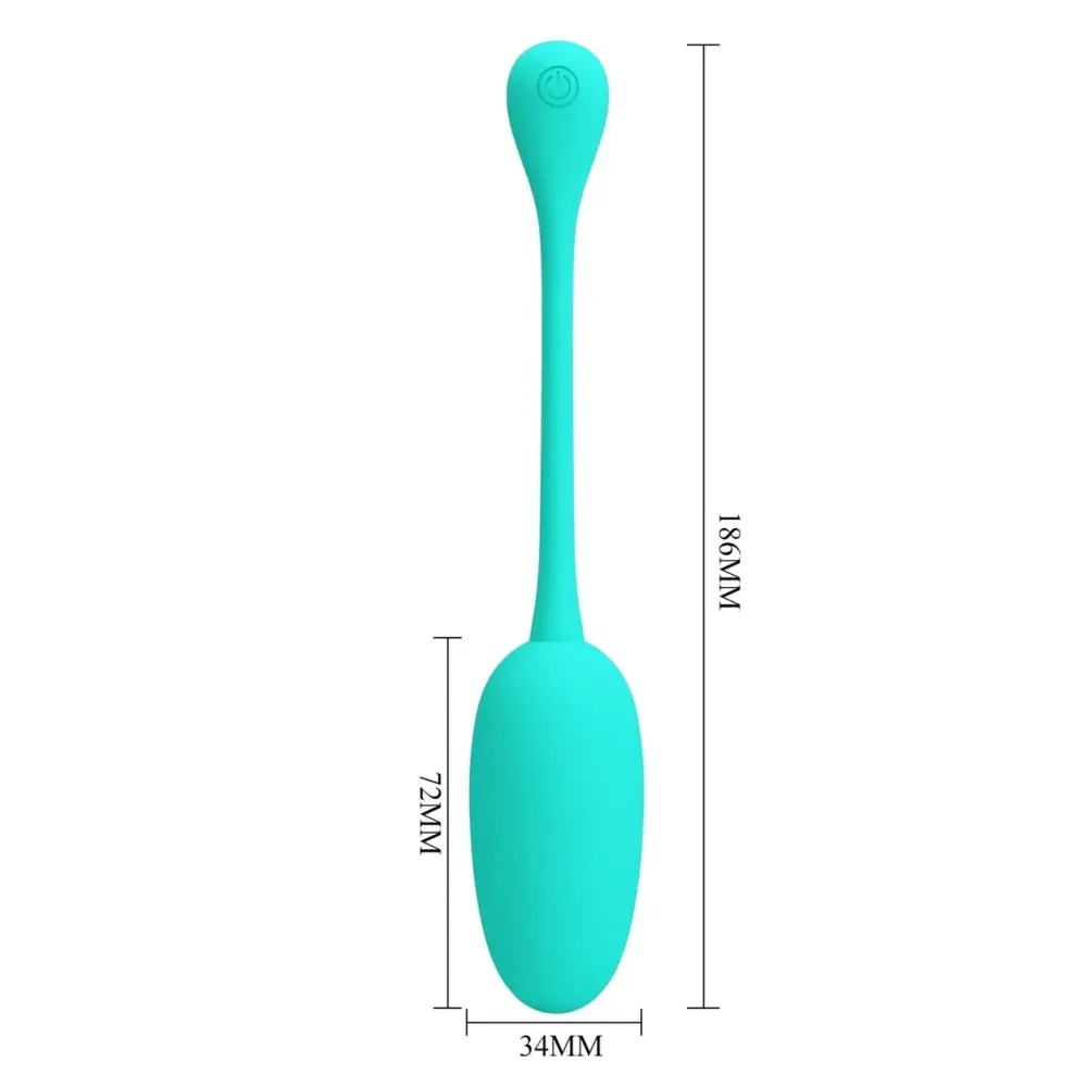 Перезаряжаемое виброяйцо Pretty Love - Knucker Green, BI-014786-4 Sex Aura Киев - изображение 9