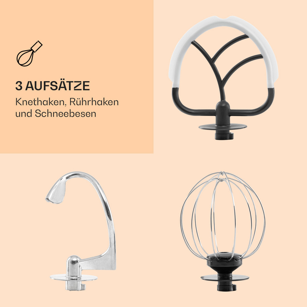 Кухонний комбайн Bella Argentea 2G 1300 Вт, 5 літрів, гак для замішування (Німеччина, читати опис) Рівне - фото 6