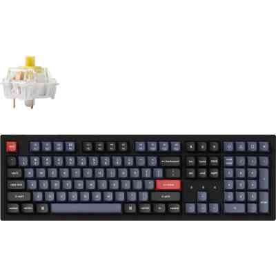 Клавиатура Keychron K10 PRO K pro Banana Hot-Swap Wireless/Bluetooth/USB-A UA Black (K10P-H4-UA) Винница