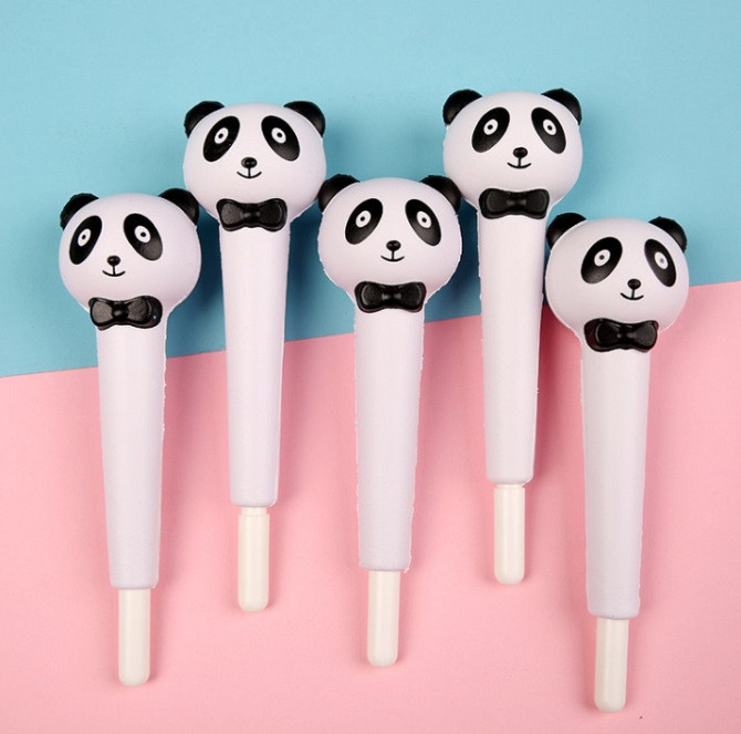 Набір ручок масляних Bookopt 0.7 мм BP5029 Squishy Panda (2шт) Кам'янське - фото 7