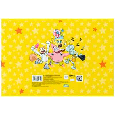 Альбом для рисования Kite SpongeBob SquarePants, 12 листов (SB25-241) Винница