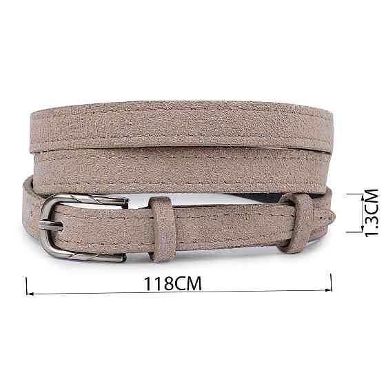 Женский замшевый ремень Vintage 20755 Серый Киев