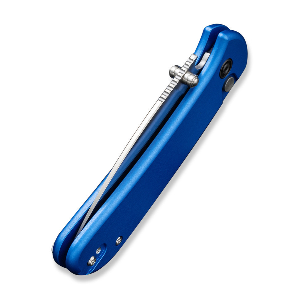 Нож складной Civvi Qubit Bright Blue Aluminum C22030E-3 Ровно - изображение 16