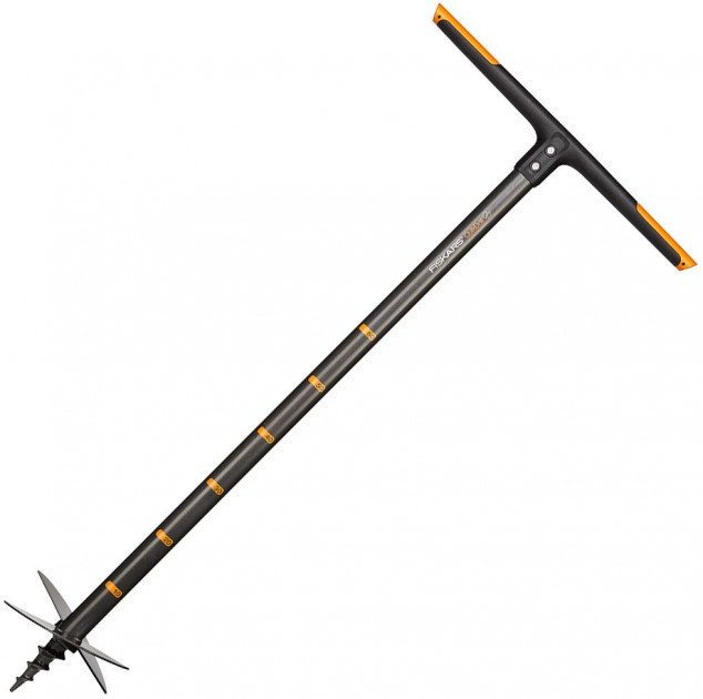 Садовий бур ручний середній Fiskars "QuikDrill M" 134720/1000638) Сталь Нововолинськ - фото 1