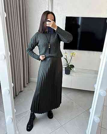 Женский уютный свитер свободного кроя хлопок 40%, полиэстер 60% Графит Одесса