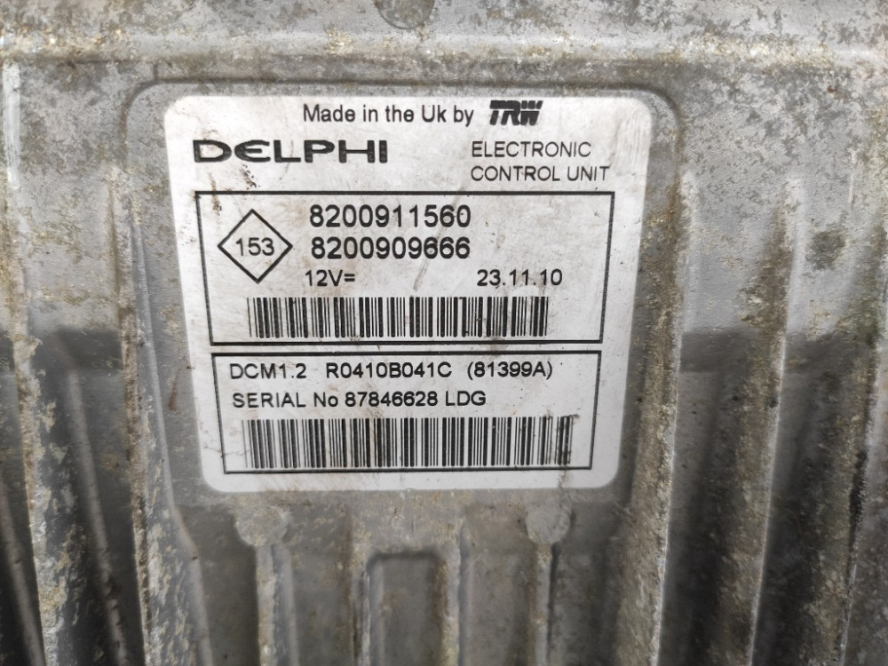 Блок керування двигуном Nissan NV200 1.5 dci 2009-2021 (8200909666) Ковель - фото 2