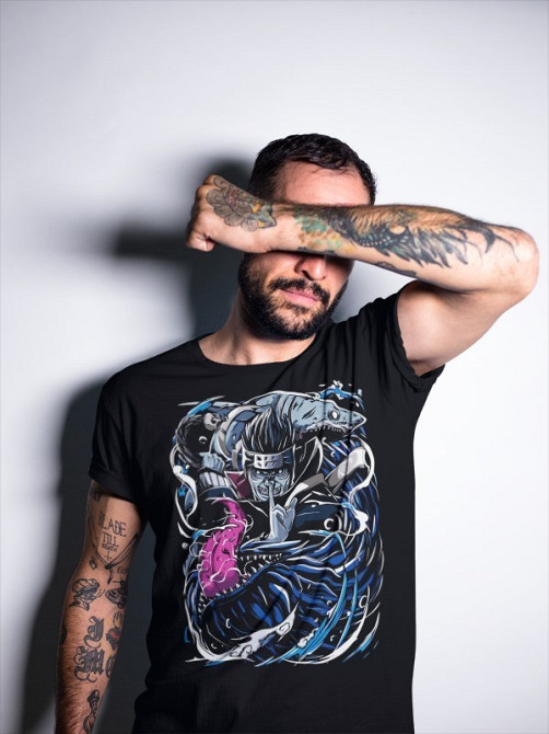 Футболка аниме Наруто оверсайз (S/M/L) Черний AnimeJ0261 Днепр - изображение 1