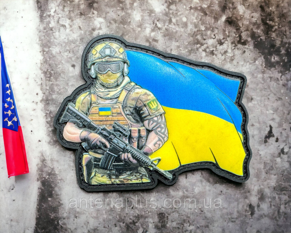 Український воїн шеврон / патч Київ - фото 1