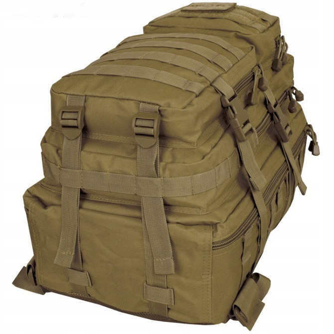 Тактичний Рюкзак 36 літрів із системою Molle 25 мм Mil-Tec від Sturm "Assault Large" (14002205) Coyo Нововолинськ - фото 8