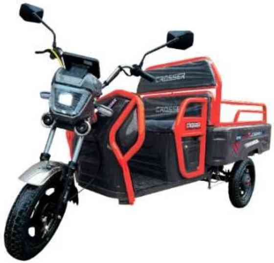 Електротрицикл вантажний Crosser CARGO 12 60V/32Ah/1000W 2025 - Сірий. Харків