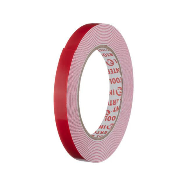 Стрічка клейка двостороння, універсальна, 5 м, 12×1 мм, біла, спінений поліетилен INTERTOOL KT-0813 Киев - изображение 1