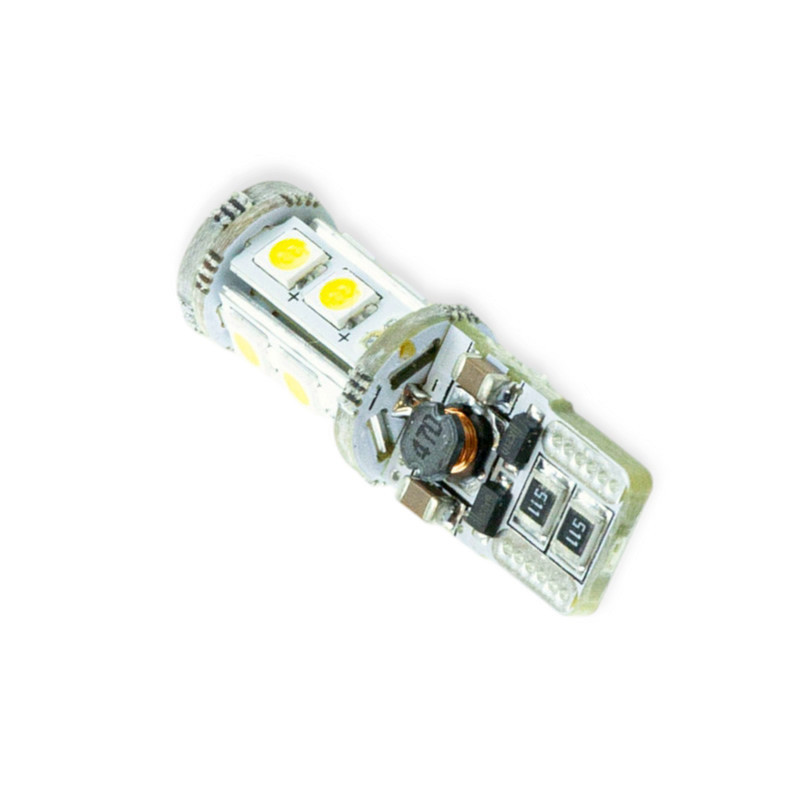 Автолампа БЦ 12-5 лазер. WHITE 10 SMD 7020 обманка светодиодная Мукачево - изображение 1